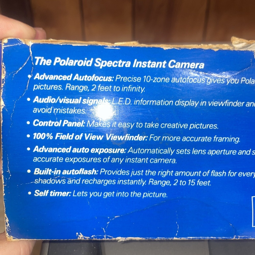 Polaroid Spectra Auto Focus System In Original‎ Box - Picture 9 of 13